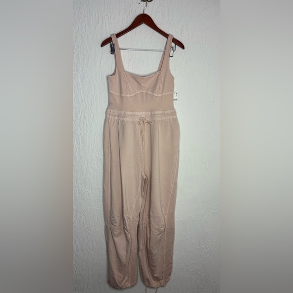 NWT Free People X FP Movement Inbound Onesie in Cashmere Size Large - Picture 4 of 7